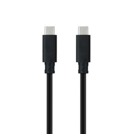Nanocable Cable USB 3.1 Tipo-C a Tipo-C 100W 10Gbps 2m Negro